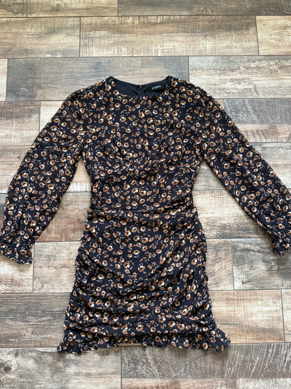 STORIA Black Floral Dress